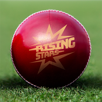 Rising Stars application on cricket ball