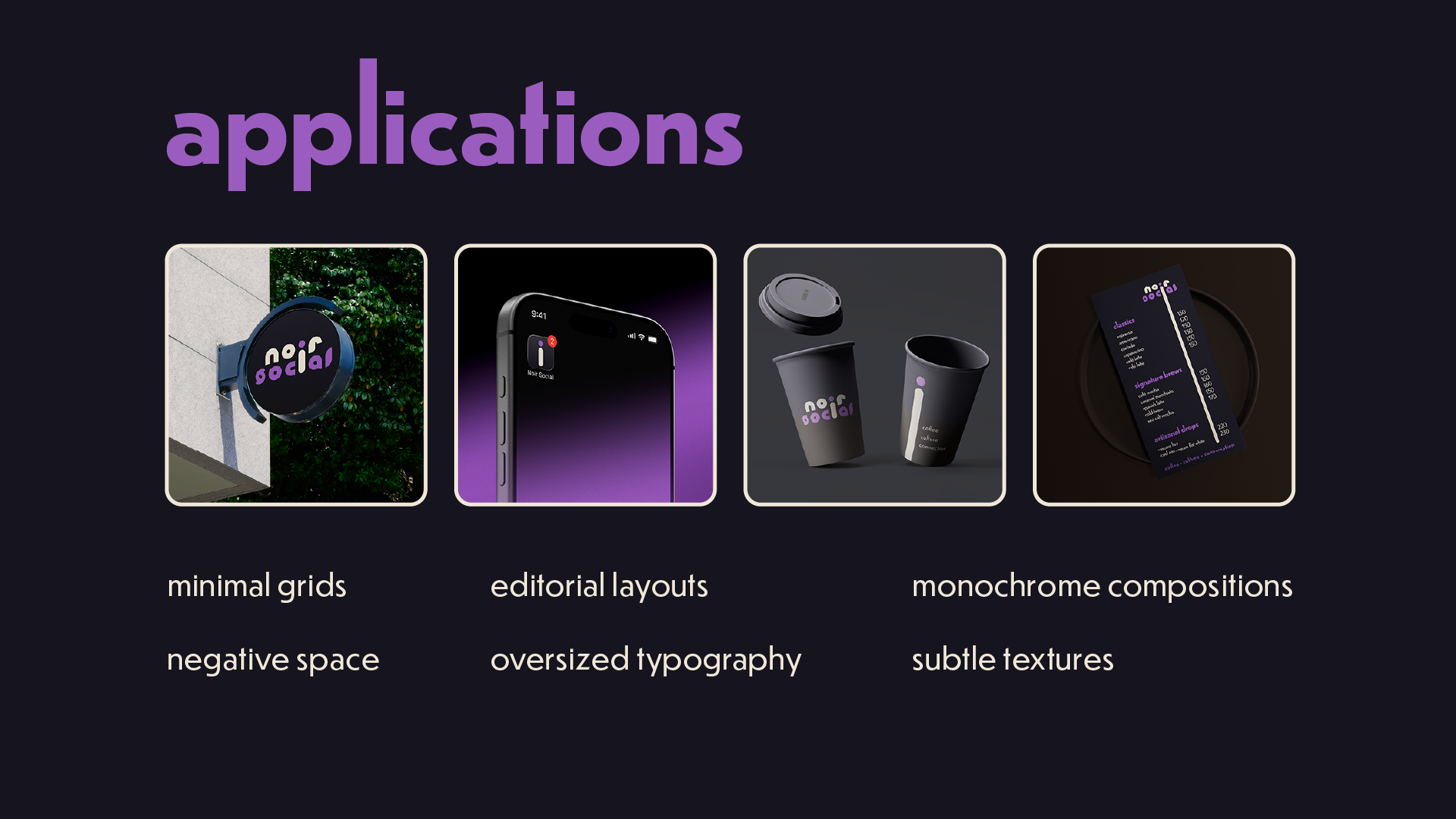 Noir Social Brand Guidelines